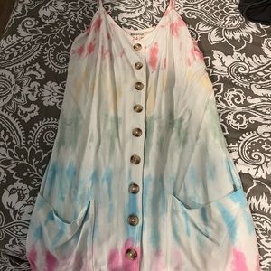 rip curl tie dye dress. Button all open, worn once.